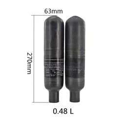 4500Psi 480cc Carbon Fiber Bottle 300Bar 30Mpa 0.48L Air Cylinder HPA Tank Air Bottle Thread M18*1.5