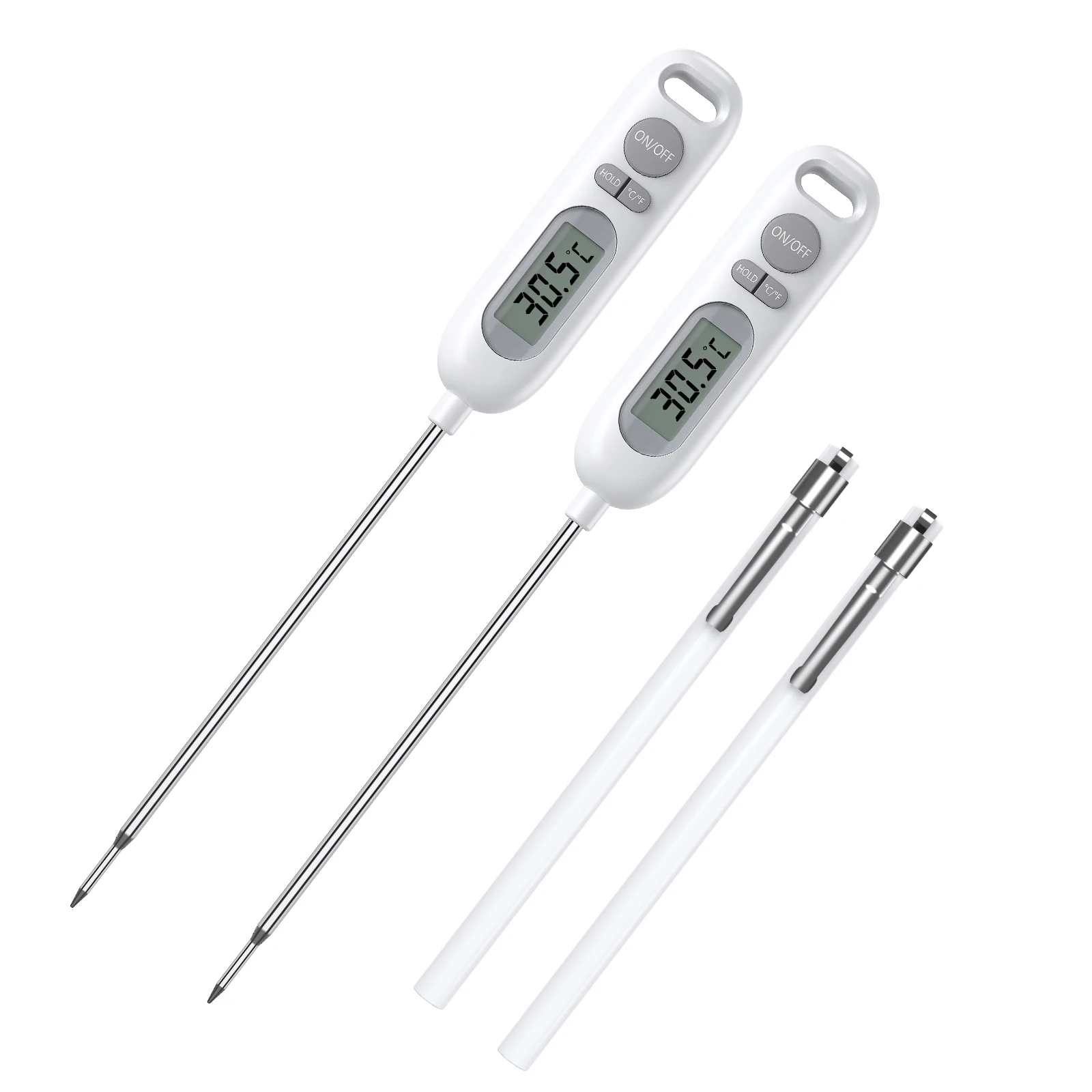 ORIA Digital Meat Thermometer Long Probe Cooking BBQ Thermometer Waterproof Food Thermometer for Milk Oil Liquid Sensor Tool