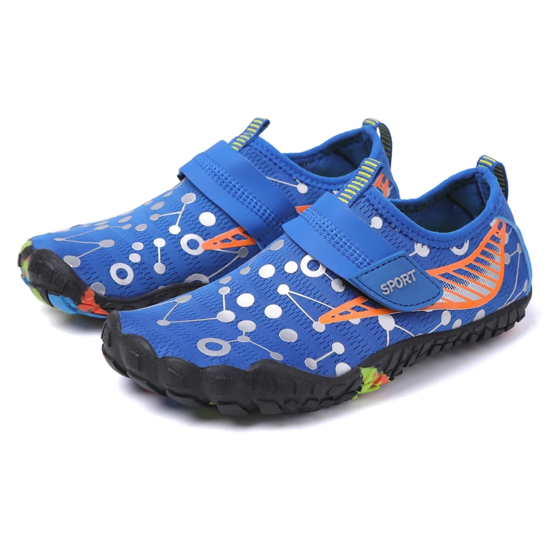Hot Quick Drying Water Sports Shoes Kids Summer Aqua Shoes Parent Child Vacation Beach Swim Student Indoor Fitness Shoe 25-38#