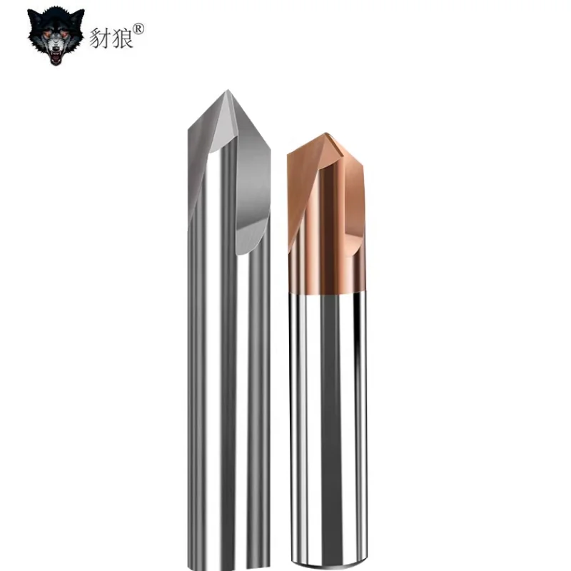 

Chamfer Milling Cutter Carbide Corner Countersink Chamfering End Mill Deburring Edges V Grove Router 60 90 120 Degree 3 Flutes