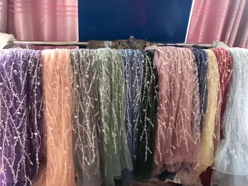 Imagen 2 del producto Exquisito vestido de noche de encaje con cuentas y lentejuelas, hombros descubiertos, largo hasta el tobillo, tul de sirena, vestidos personalizados para ocasiones de mujer