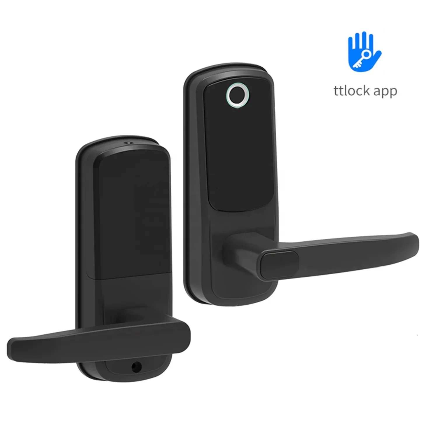 High Safety Wifi App Intelligent Waterproof Fingerprint Virtual Password Smart Door Lock