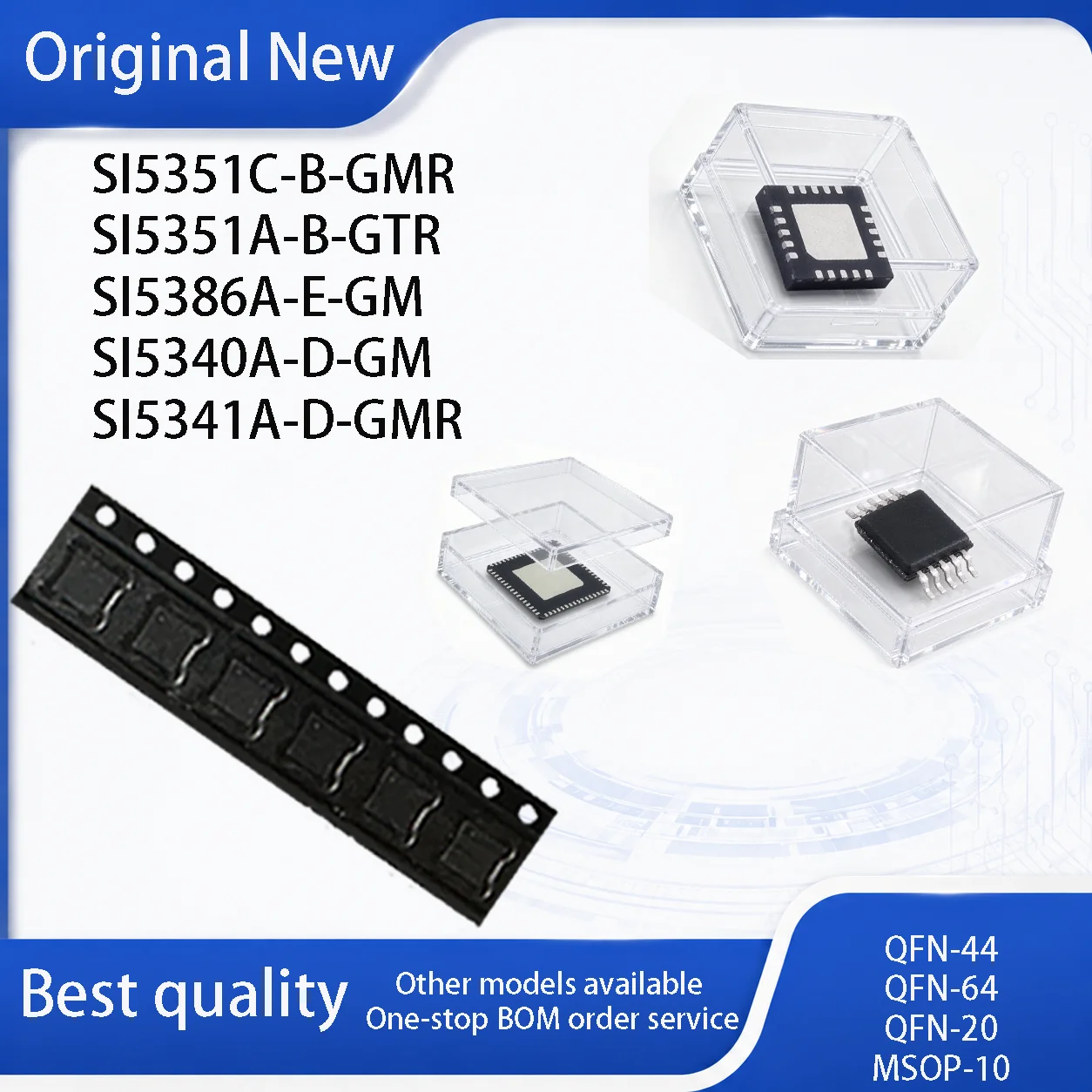 (2-5 PCS) SI5351C-B-GMR SI5351A-B-GTR SI5386A-E-GM SI5340A-D-GM SI5341A-D-GMR SI5341 SI5351 5351 IC CHIP