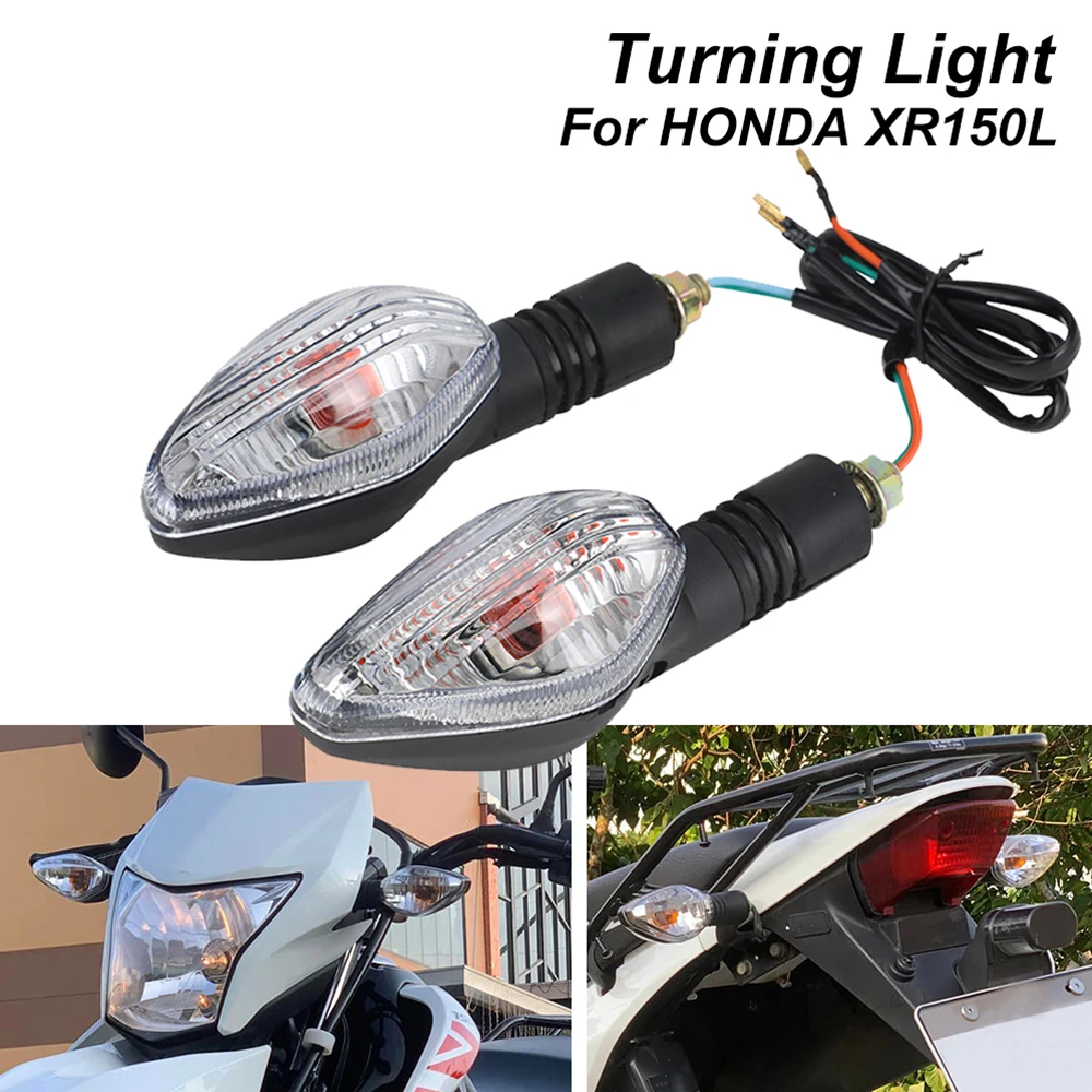 Luz de señal de giro para motocicleta XR150L, accesorios, lámpara delantera y trasera, luz de giro intermitente para Honda XR 150L, todoterreno, Dirt Bike