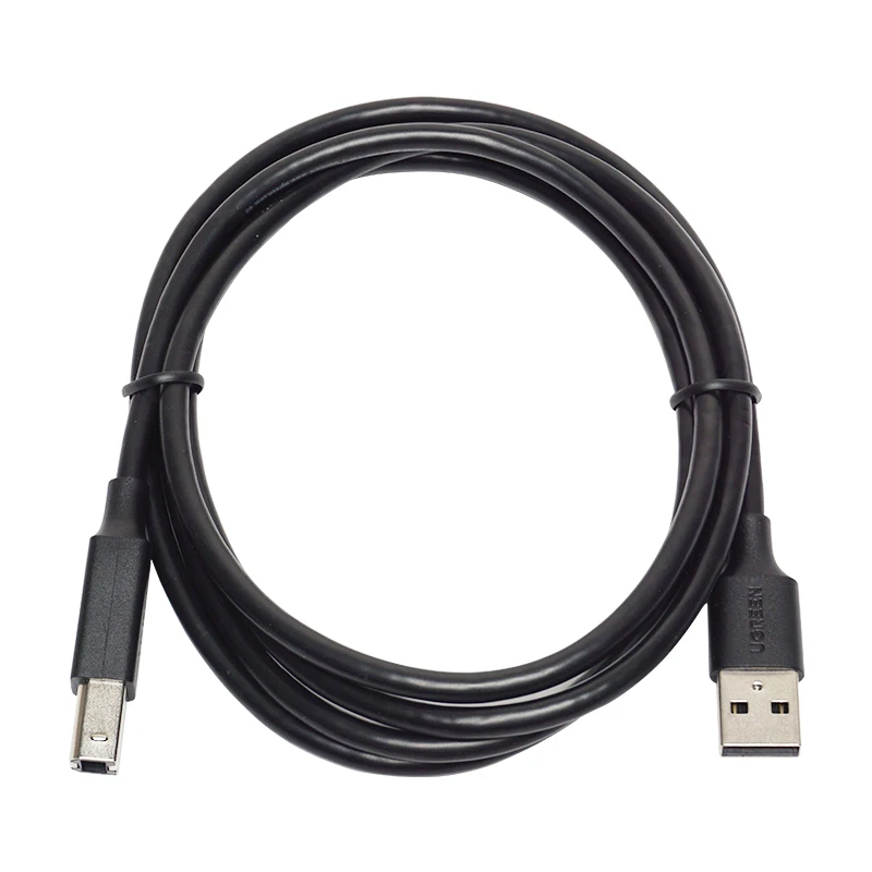USB Type A To B Printer Cable Computer connection control board Braided Fax Machine Scanner Cord Length 1.5m 2m 3m 5m