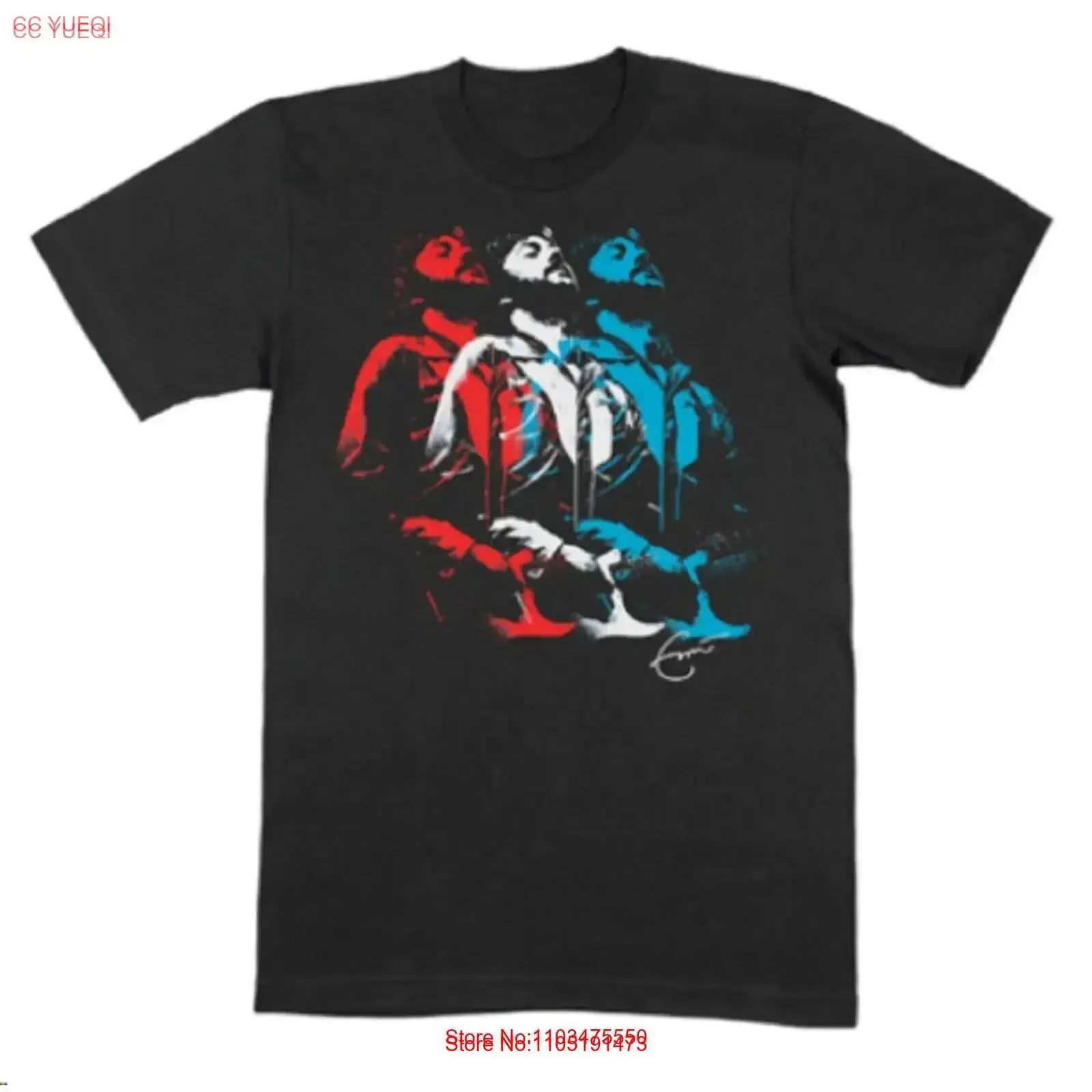 Eric Clapton Triple Photo M L XL 2XL Black T Shirt vintage Washed Top For Everyday Wear Stylish Soft Casual streetwear