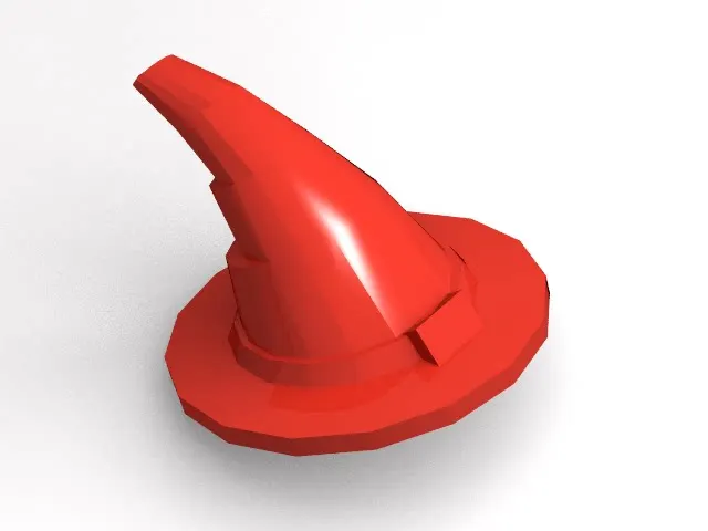 Small particle building block MOC 6131 miniature pointed magic hat, wizard hat parts accessories assembly toy DIY