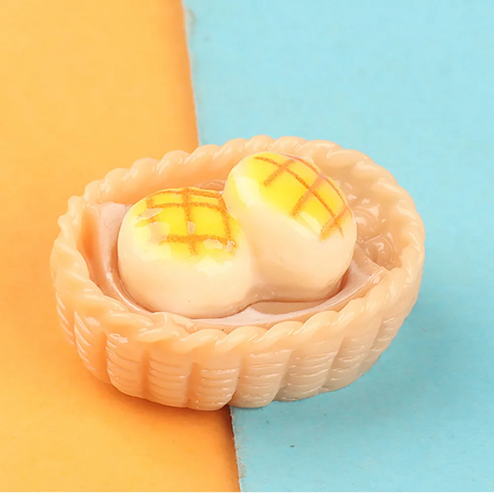 

15Pcs Mini Food Kitchen Decoration Resin Bright Color Mini House Accessories Pretend Play Food Prop Micro Landscape Decor