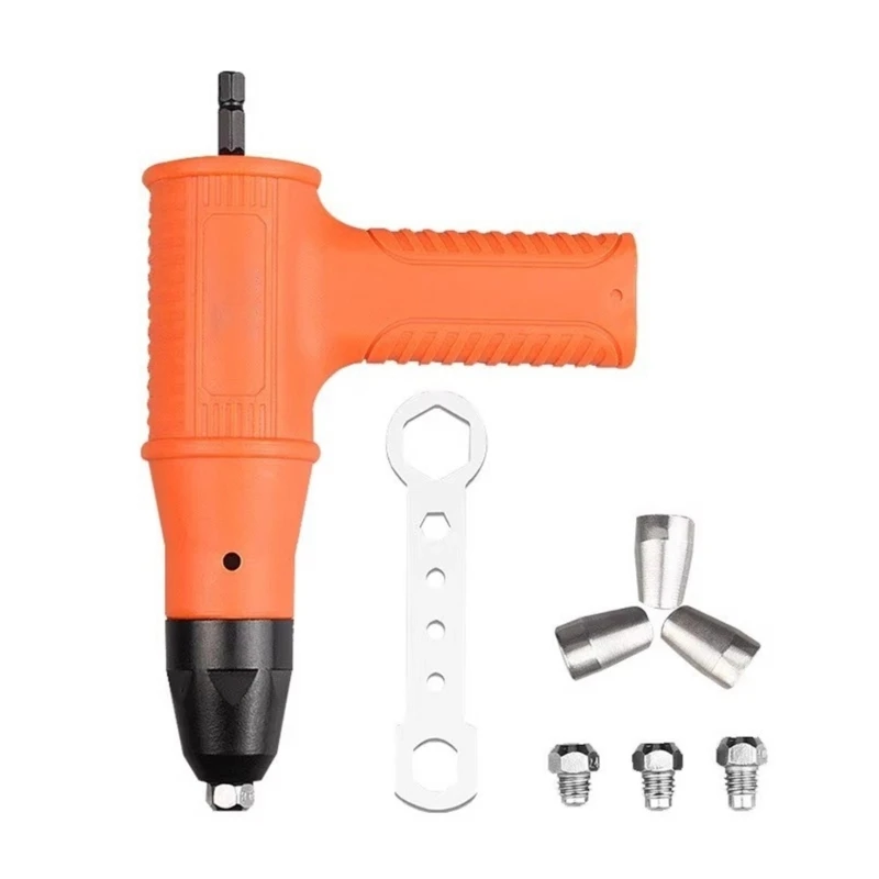Rivet Nut Drill Adapter Rivet Guns Tool Cordless Adapter Electric Insert Rivet Guns Adapter Rivet Tool Drill