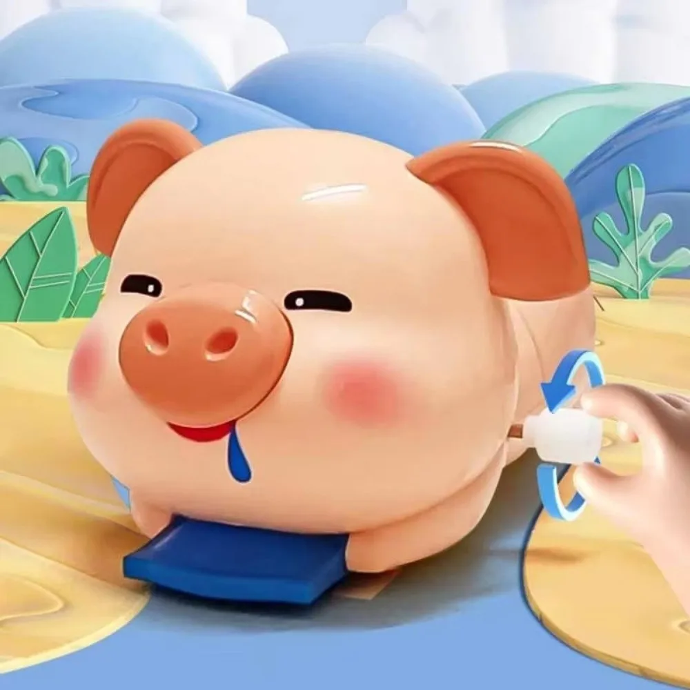 Brinquedos de treinamento de crawl dos desenhos animados filhote de cachorro porco material não tóxico acabar balanço andando brinquedo resistente a quedas brinquedos interativos quebra-cabeça