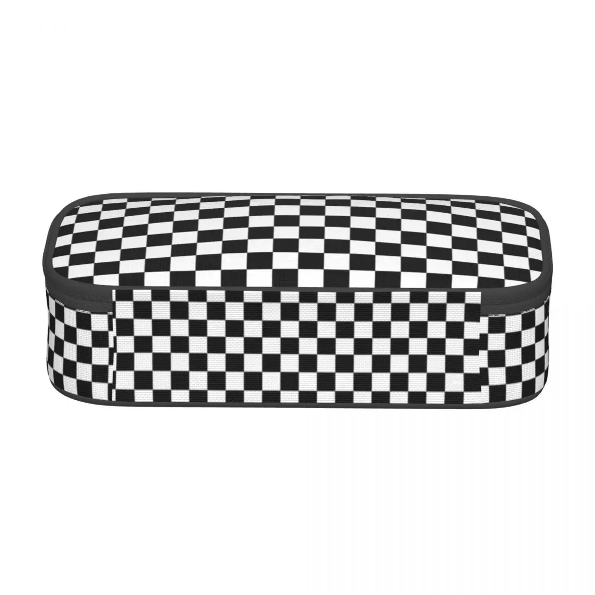 Imagem -04 - Cute Checkerboard Pencil Cases Grande Capacidade Checkmate Chessboard Pencil Box Material Escolar para Menina e Menino Personalizado