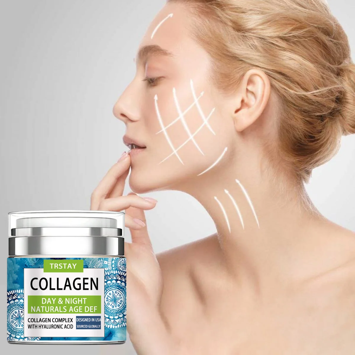 TRSTAY COLLAGEN DAY & NIGHT NATURALS AGE DEF COLLAGEN COMPLEX WITH HYALURONIC ACID