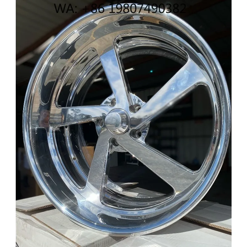 12000-Ton 2PC Twisted Rally Forged Wheels Modular Deep Dish Aftermarket Classic Offroad Truck Rims