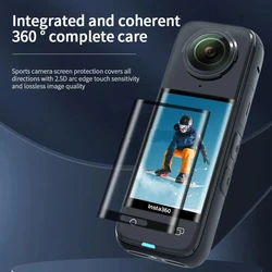 New Tempered Glass Film For Insta360 X4 High Definition Tempered Screen Film Protective For Insta360X4 Sports Camera Accessories