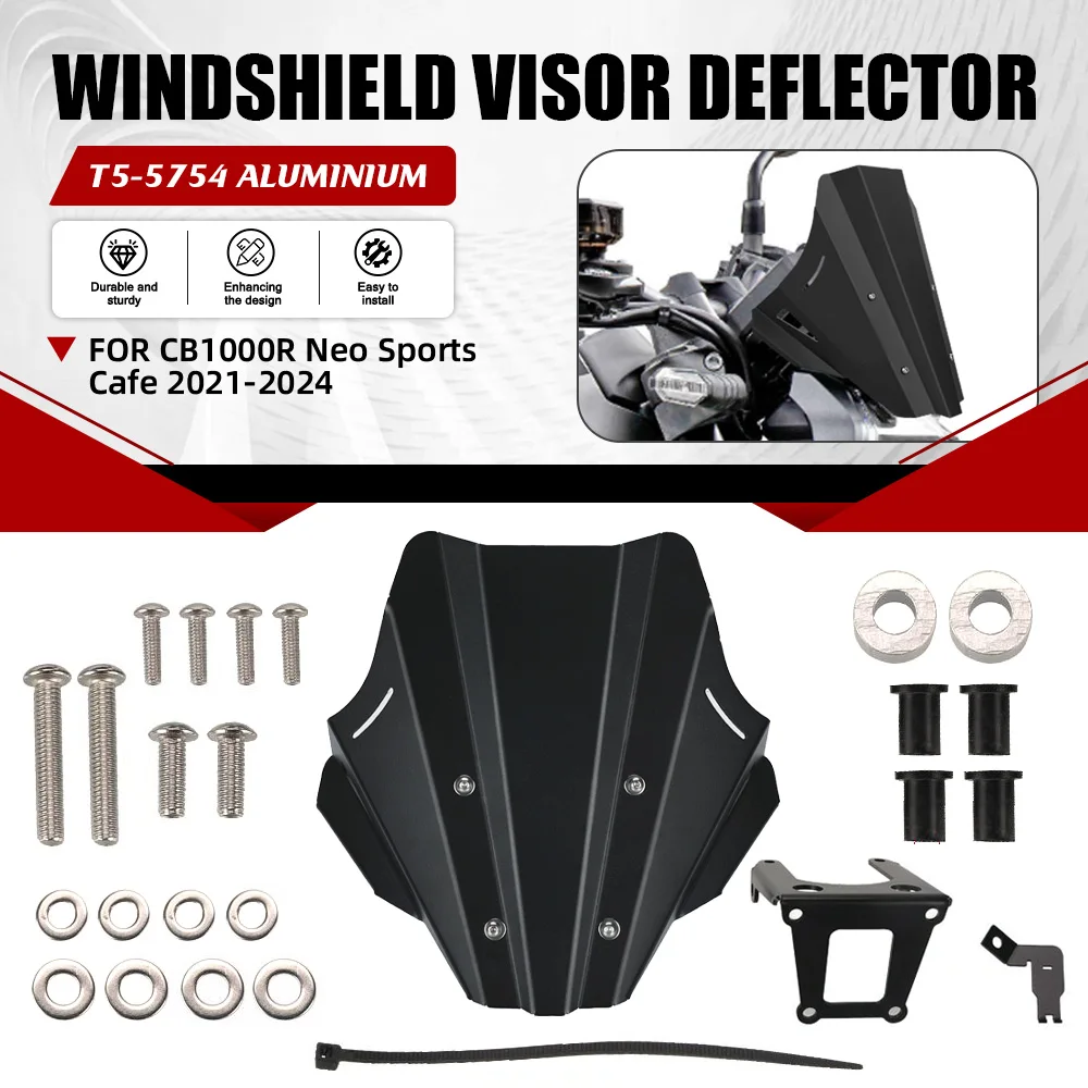 FOR Honda CB1000R Neo Sports Cafe 2021-2022-2023-2024 Motorcycle Accessories Wind Screen Wind Deflector Windscreen Windshield