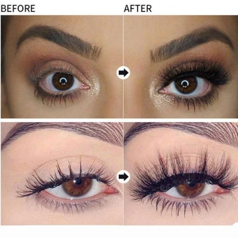 Mascara allungante per ciglia Impermeabile a lunga durata Ciglia setose Estensione ciglia nere Trucco Cosmetico coreano per occhi di bellezza