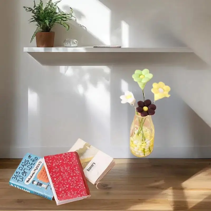 Appealing Miniature Cherry Wood Coffee Table Desk for Dollhouses; Kids Pretend Play Toy, DIY Model Furniture Ornaments