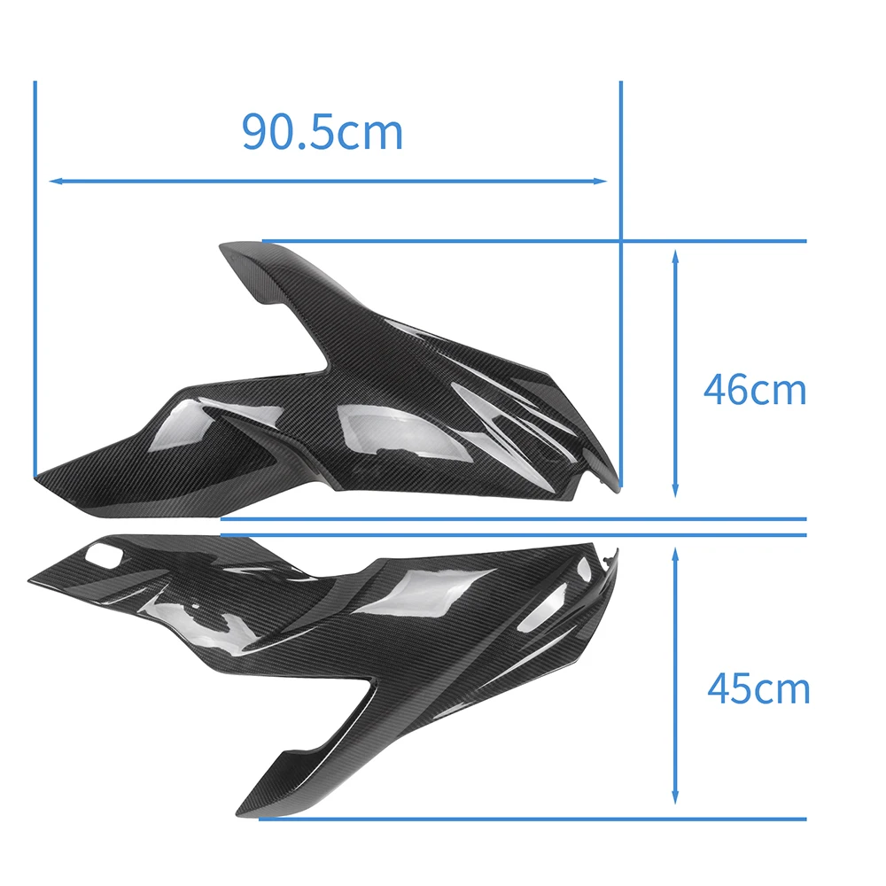 Motorcycle 100% Carbon Fiber Side Fairings Upper Modification Cowling Accessories For Ducati Supersport 939 2017 2018 2019 2020