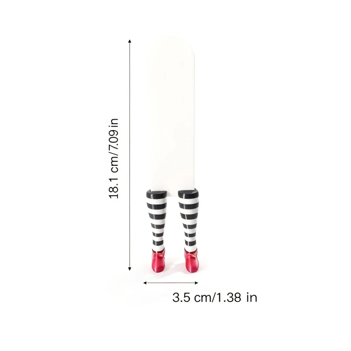 Fun Red High Heels Witch Legs Bookmark | Ruby Slippers, Funny English Text Bookmark, Creative Accessory for Book Lovers and Fans