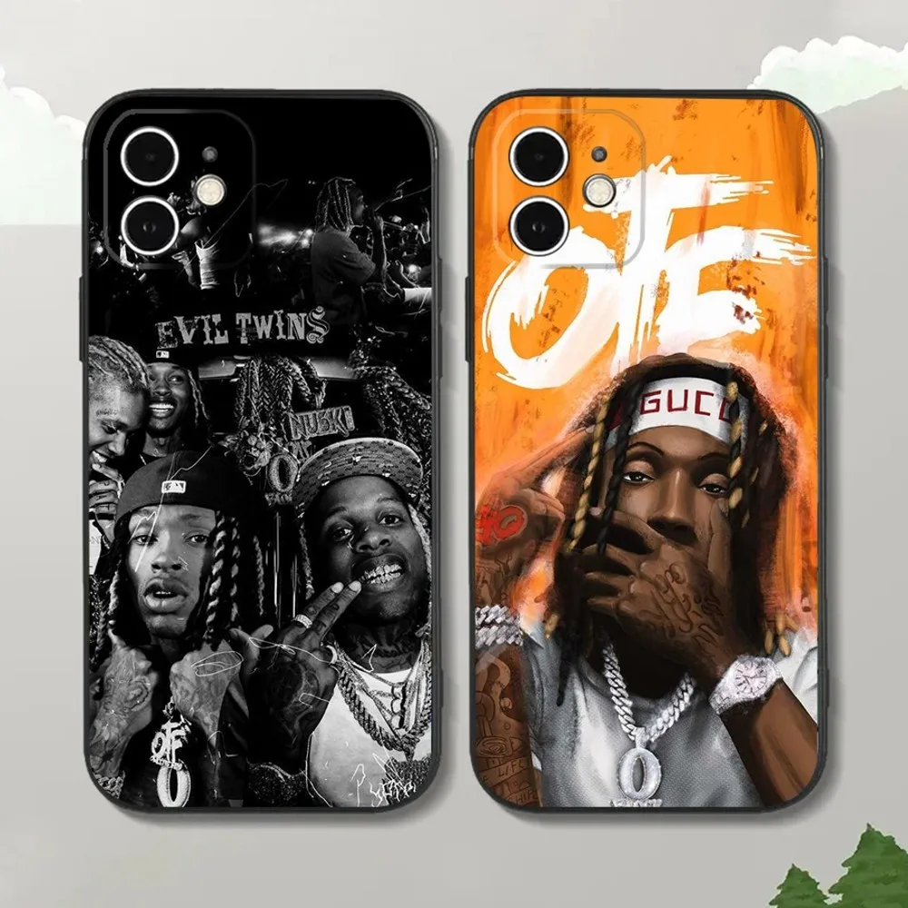 Rapper K-King-V-Von Phone Case For iPhone16,15,14,13,12 Mini 11 Pro XR,X,XS,MAX 7,8 Plus Silicone Cover Soft Black