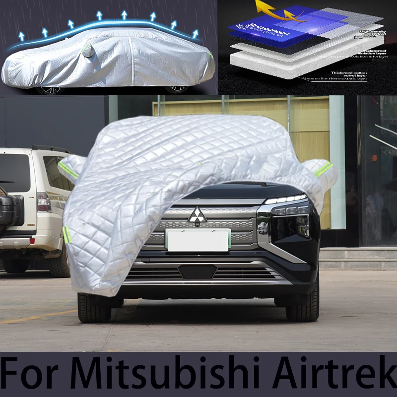 

Для Mitsubishi Airtrek автомобильный чехол для защиты от града защита от дождя Защита от царапин пилинг краски защита автомобиля одежда