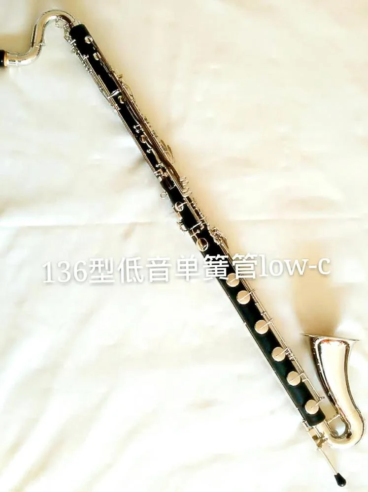 Professional Production of Synthetic Wood Bass Low C Clarinet Instruments