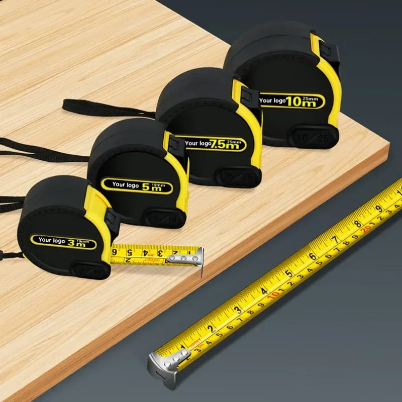 Steel Tape Measure Retractable 3M Meters Thickened Self-locking Woodworking Tool Precise Clear Metric Tape Ruler