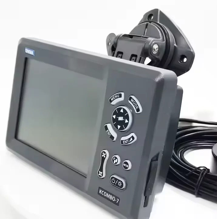 High Precision 7-inch Marine GPS Chart Plotter with IPX5 Waterproofing and 10.5-35VDC Power Supply for Boat Navigation