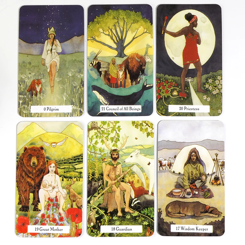 New 78pcs Cards Deck The Witches’ Wisdom Tarot Board Game Deck Fortune Telling Family Party Guide Versions Edition