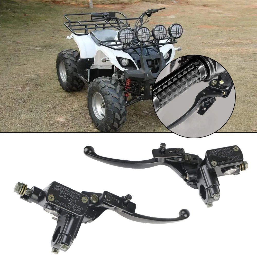 For Universal 50cc-250cc Dirt Bike ATV Four-wheel Left Right Cylinder Hydraulic Brake Lever Motorcycle Clutch Lever Pump