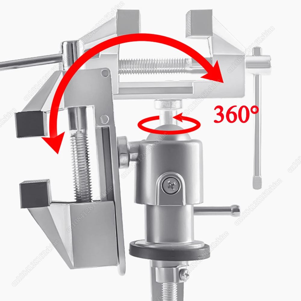 360° Table Swivel Vise Woodworking Grinder Accessory Electric Drill Stand Holder Multifunctional Bracket Used for Dremel