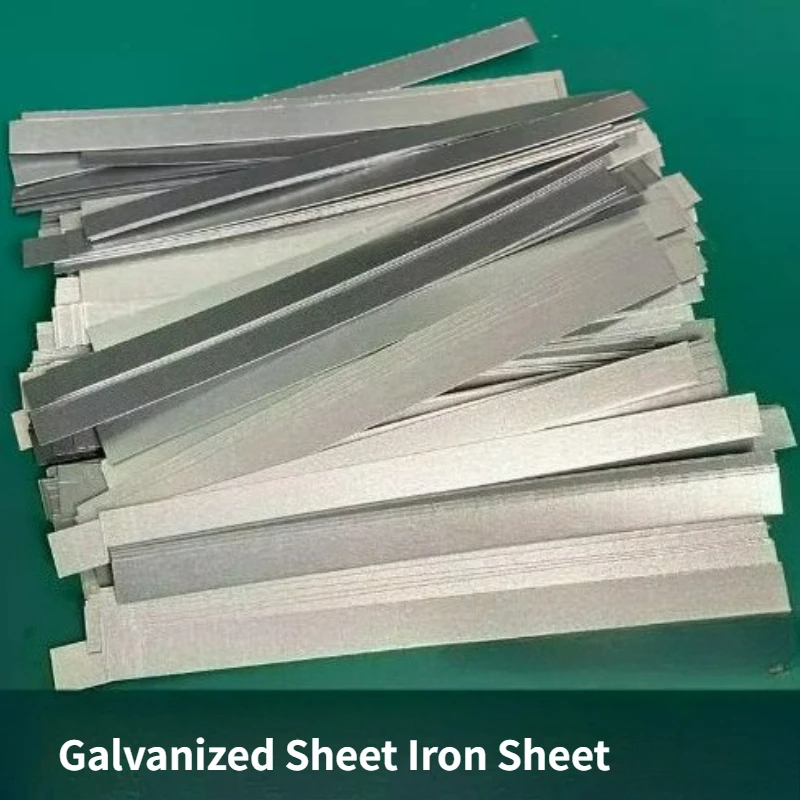 Galvanized Sheet Iron Sheet Thickness 0.3mm Anti-rust Folding Diy Handmade Small Iron Shee Tprocessing Custom Width:10/15/20mm
