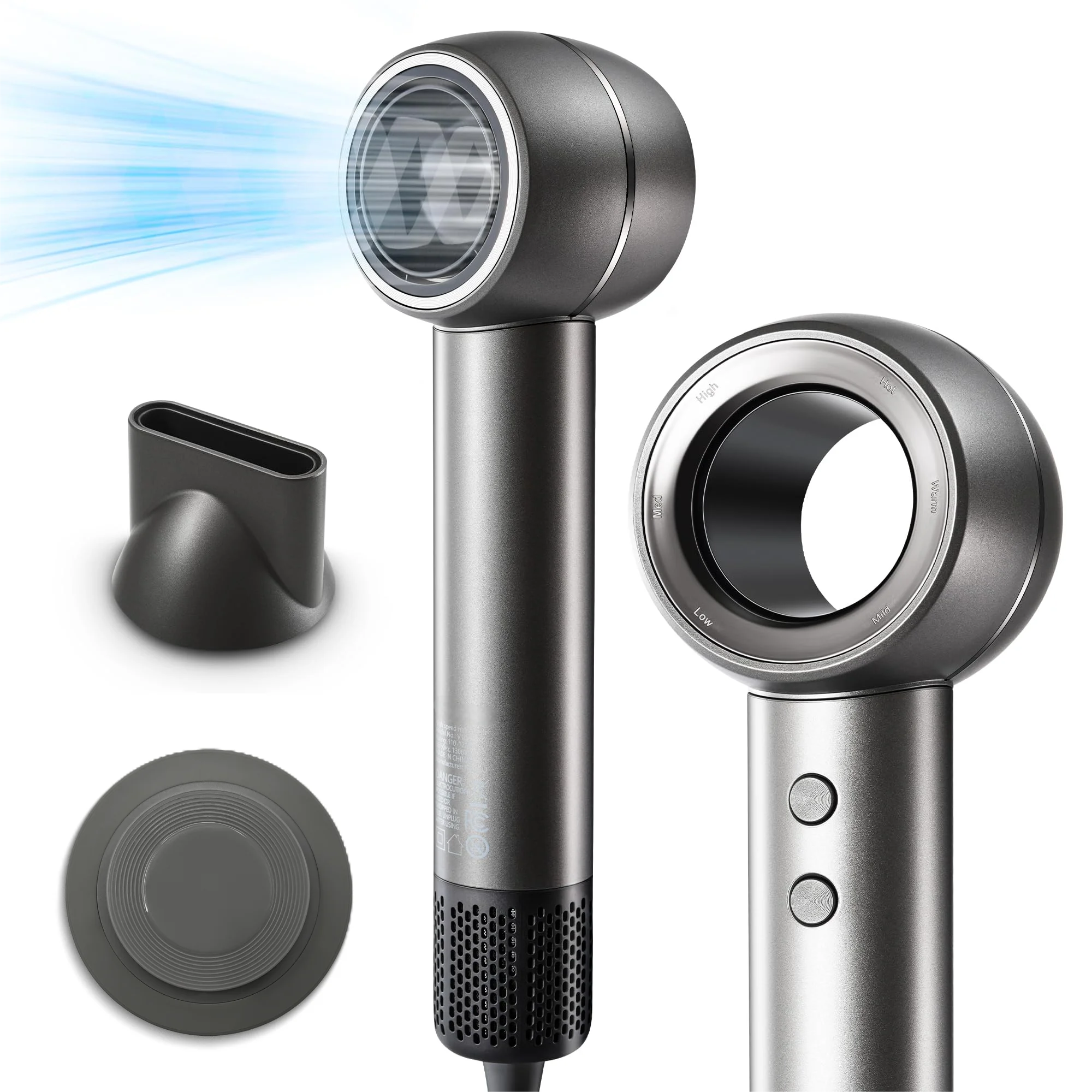 Профессиональный салон Профессиональный высокоскоростной фен 110000 об/мин с индивидуальным логотипом Скорость щетки Ионный фен Blow Secador De Cabello