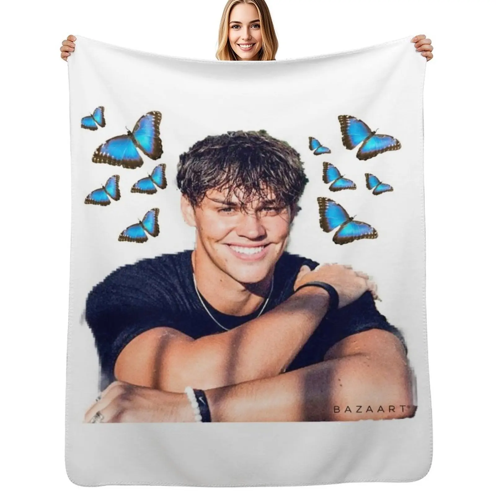 

Noah beck Throw Blanket Soft Big Soft Plaid Thermals For Travel Blankets Sofas Of Decoration Blankets