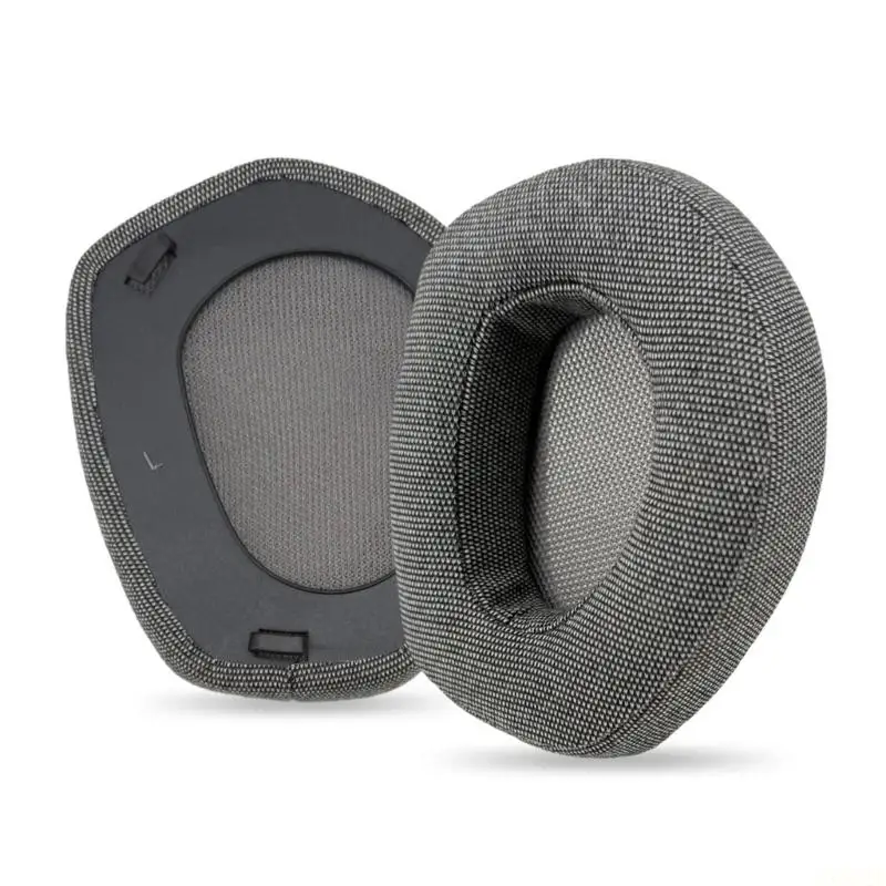 B03F Over-Ear Replacement Cushions for RS165 RS175 RS185 RS195 Headphones, with Fabric Covering, Soft Padding, and Integrated