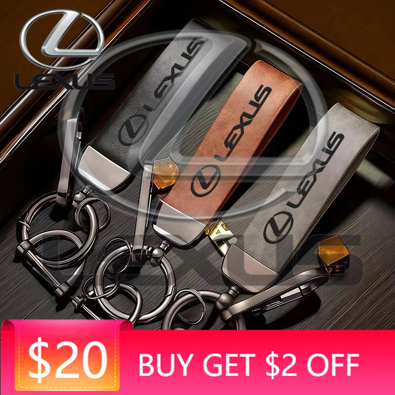 

Emblems Car Emblem Keychain Leather Keyring Pendant Gift For Lexus RX300 IS200 IS250 ES350 Ct200h UX250h NX300h RX350 ES300h RX4