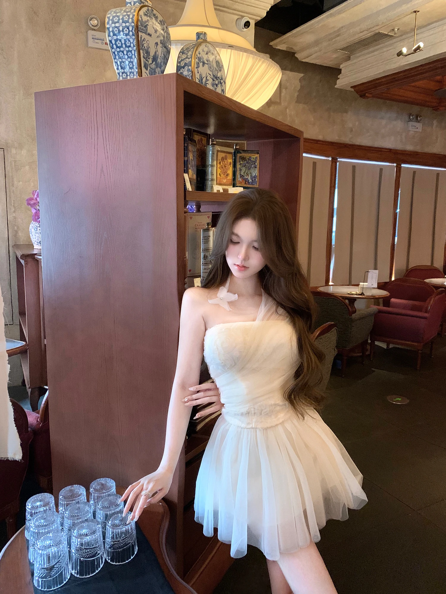 

Kubiliv Summer Dr 3D Nelace Me Топ-труба с высокой талией и юбкой, комплект женской модной ансамбль