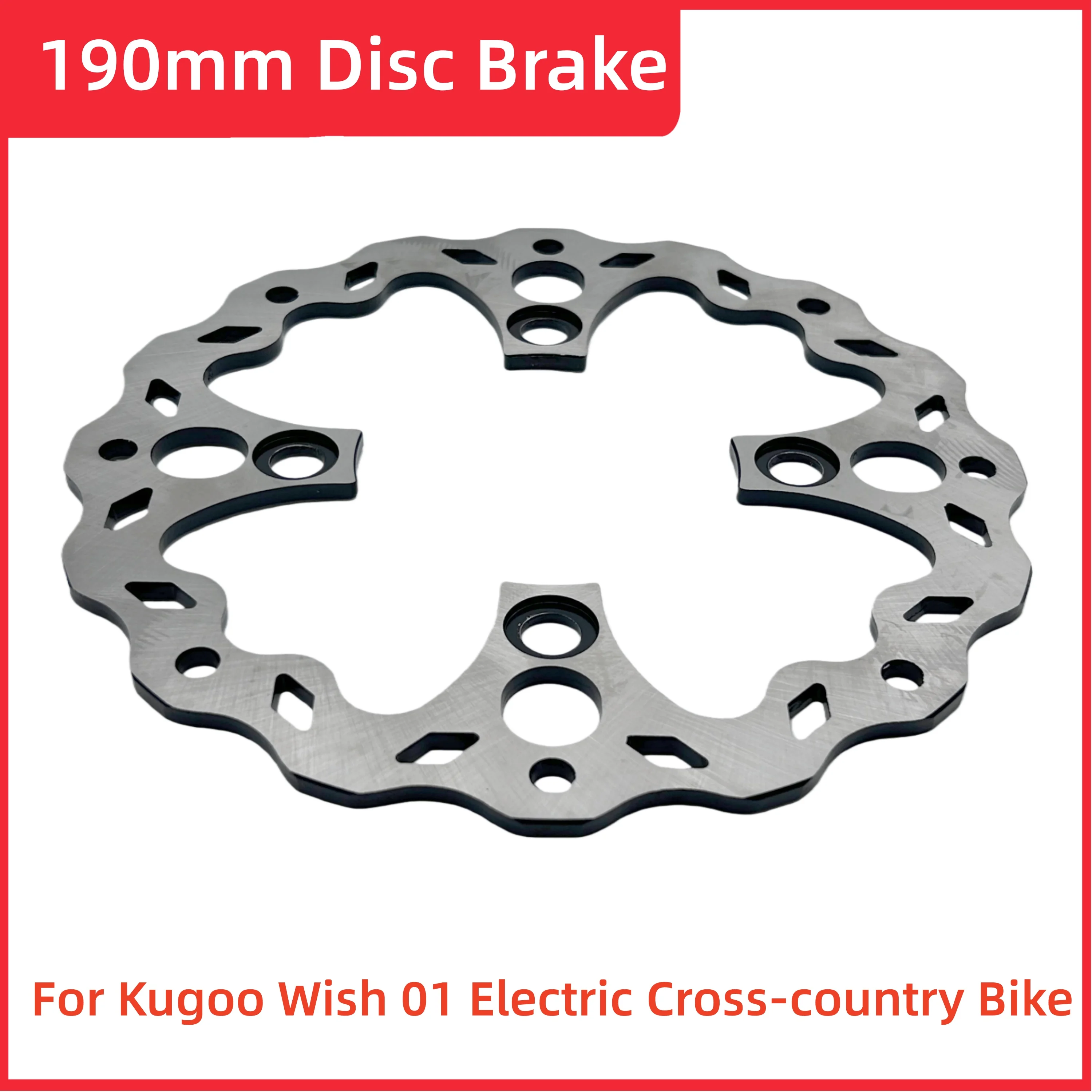 

Original Kugoo Wish 01 4 Hole 190mm Disc Brake Electric Cross-country Bike Kugoo Wish01 Front Rear Disc brake Parts