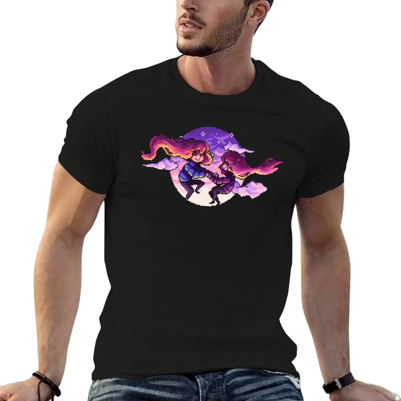Celeste Madeline arcade game T-Shirt Basic Regular Fit Casual T-Shirt