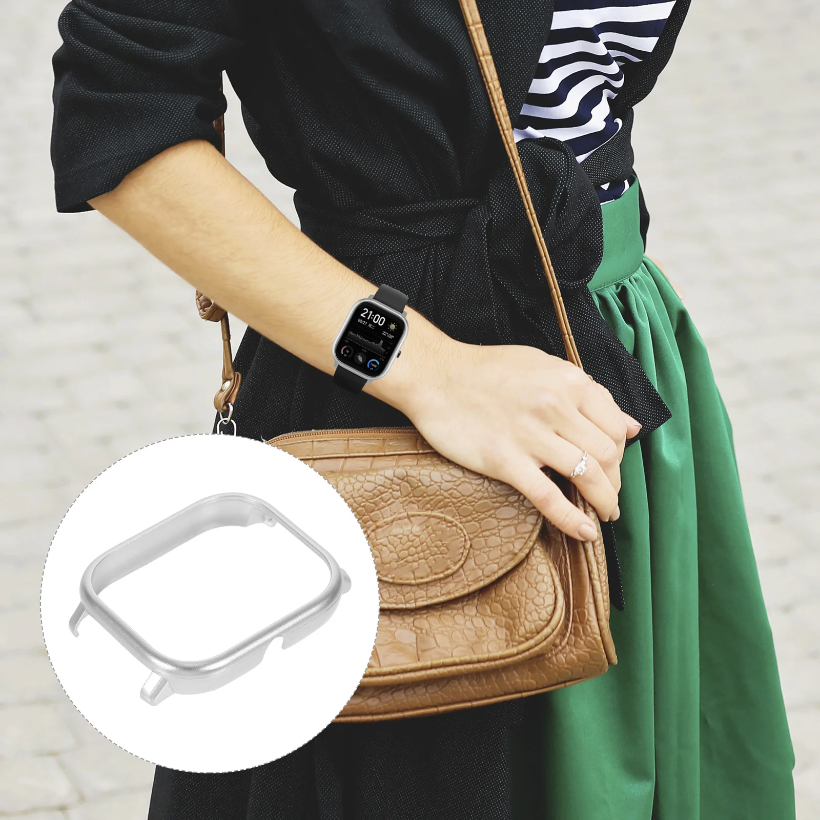 

1Pcs Decorative Watch Shell Premium Texture Anti-Fall Protection Excellent Comfort Fits Perfectly for All-Day Wear