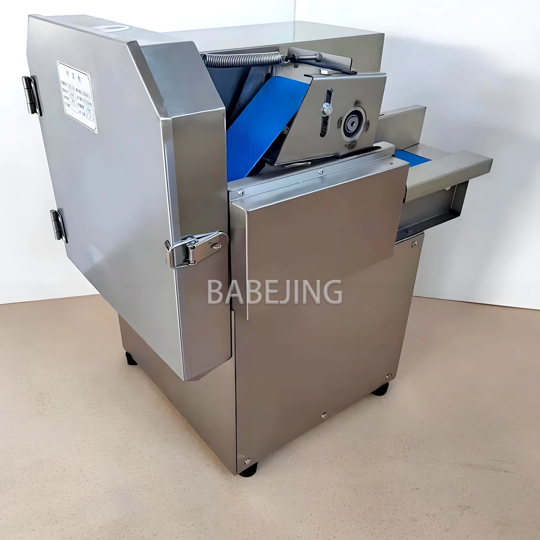 BABEJING Vegetable Cutting Machine, Stainless Steel Veggie Processor 500kg/h Automatic Root Vegetable Slicer
