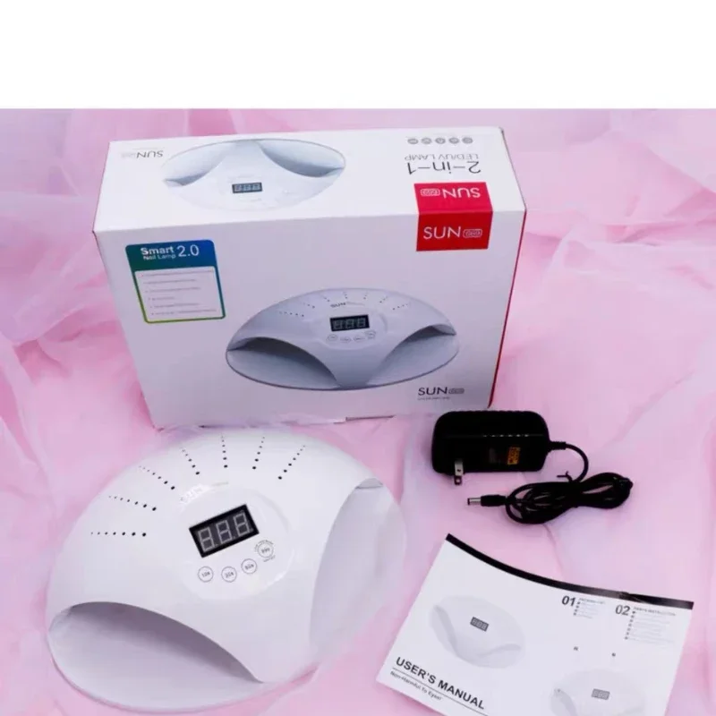 Phototherapy Nail Enhancement Lamp, Fast Drying LED Infrared Induction Flashlight, 48W, Nail Enhancement Equipment