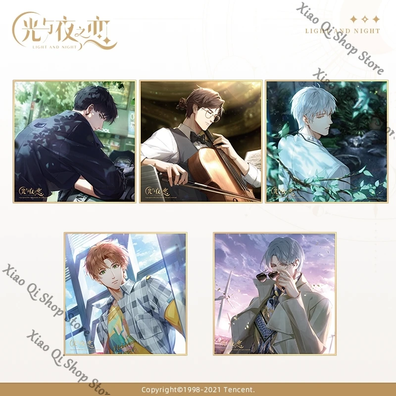 "정품" Light and Night ambitus Osborn Evan Sariel Charlie Jesse 첫 번째 액트 캐릭터 색종이 Collector's Edition 선물