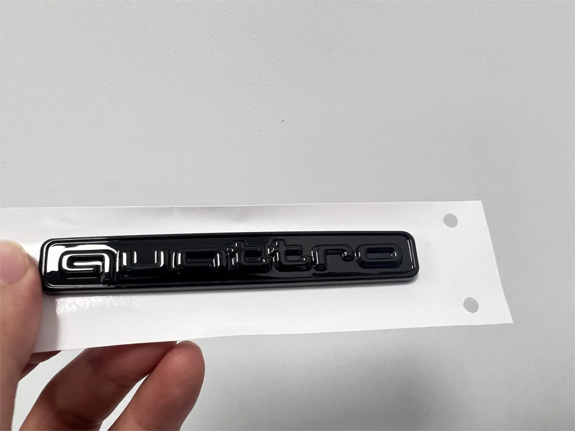 Logo 3D ABS Audi Sport Emblemat Naklejka Samochodowa Błotnik Klapa Bagażnika Odznaka Audi A3 A6 Q8 Q2 Q3 Q5 Q7 A4 Akcesoria Audi Sport