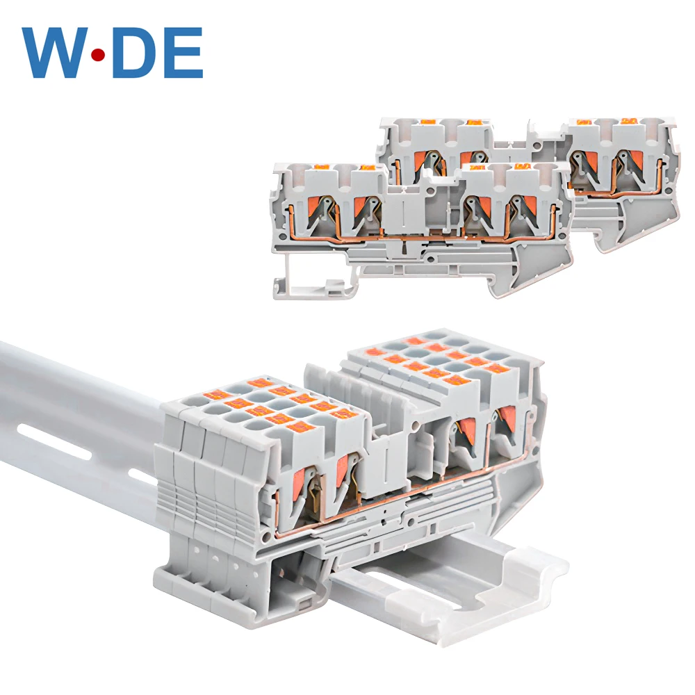 10Pcs Din Rail Term… - image