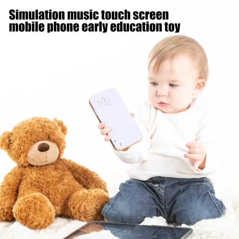 Spielzeug Telefon für Babys Musikspiel zeug Telefon Spielzeug für Kleinkinder 3-6 pädagogische Handy Spielzeug für 3-6 Jahre Kleinkinder leuchten spielen