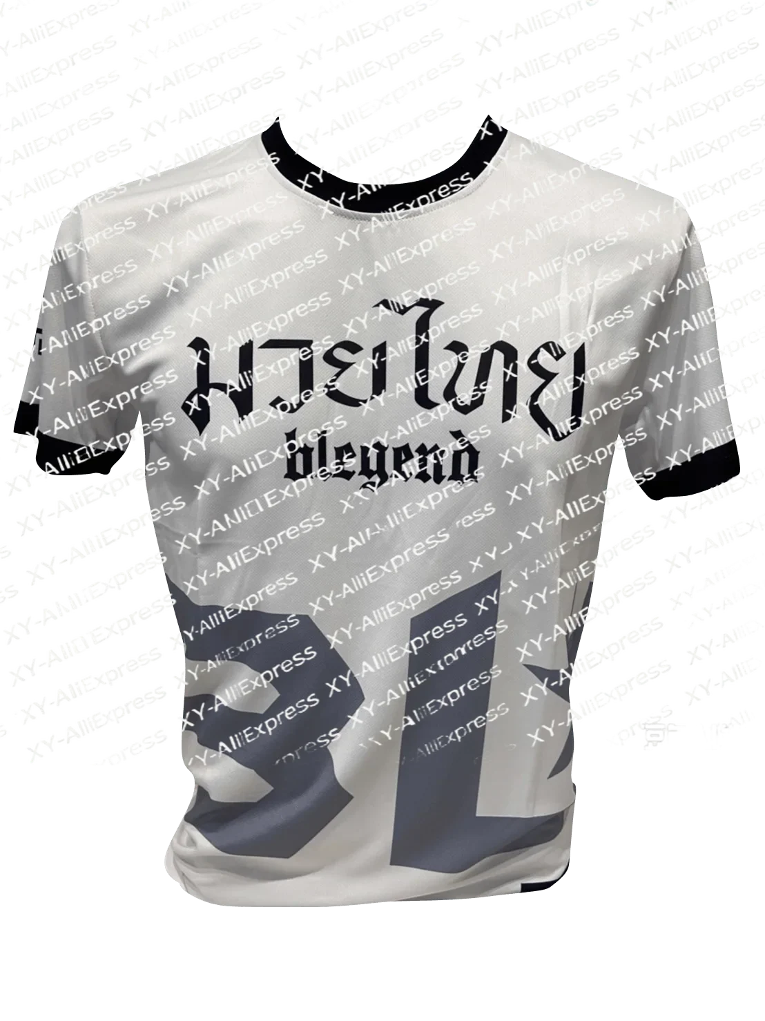 Monochrome Retro Typography Print Men Sport Tee, Lightweight Breathable Short Sleeve Shirt  Training, Outdoor Casual Daily Use