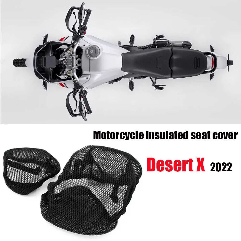 

Desert X 3D Honeycomb Mesh Protect Cushions Nylon Fabric Saddles For DUCATI DESERT X 2022- Motorcycle Heat Insulated Seat Covers