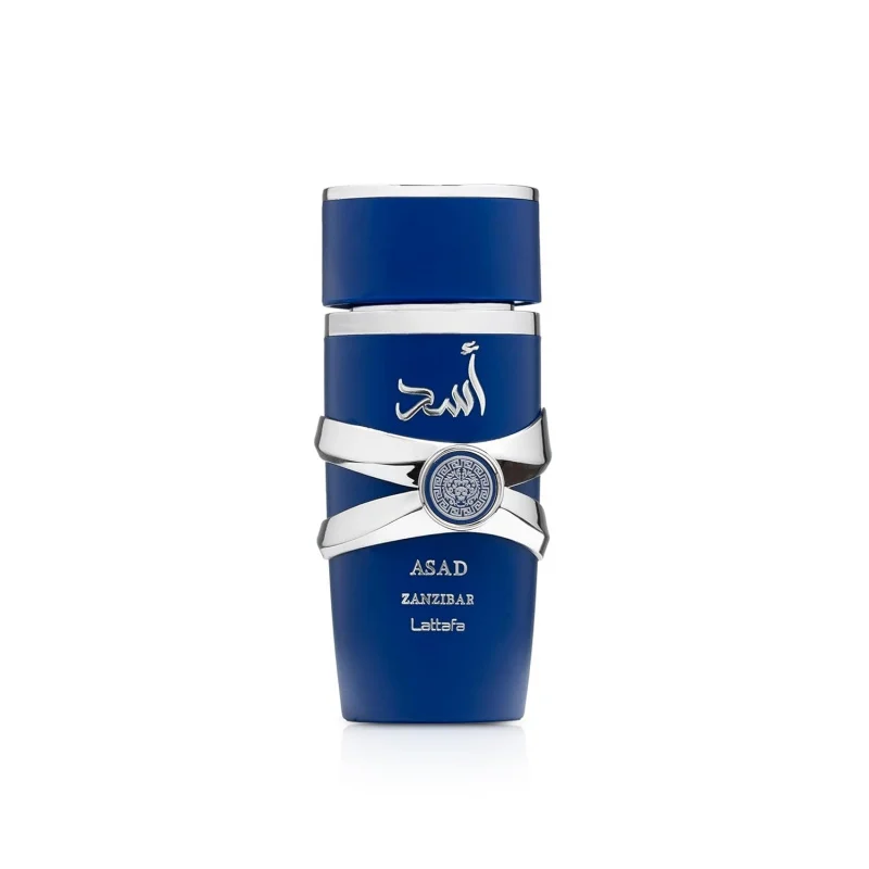 Lattafa Asad Zanzibar - Fresh, Spicy, Vanilla, Coconut - Eau de Parfum Long-Lasting Fragrance for Men, 3.40 Ounce / 100 ml