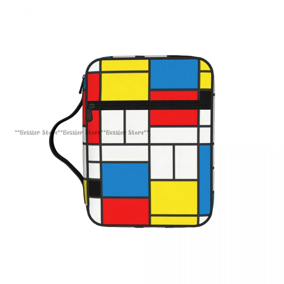 

Сумка для книг с изображением Библии, Пиета Мондриана, абстрактных кубов, христианский органайзер для книг, дорожная сумка для церкви